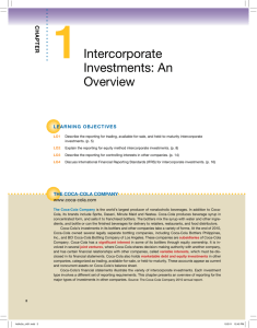 1Intercorporate Investments: An Overview