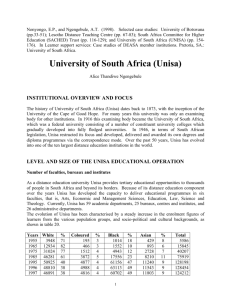 University of South Africa (Unisa)