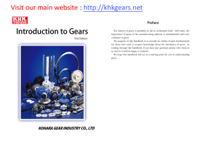Introduction to Gears