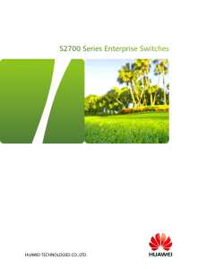 S2700 Series Enterprise Switches