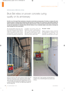 Bruk Bet relies on proven concrete curing quality on its