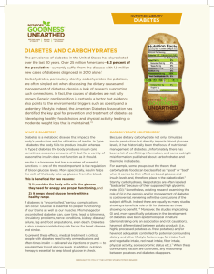 diabetes and Carbohydrates