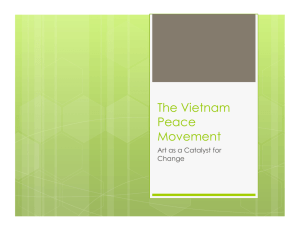 The Vietnam Peace Movement