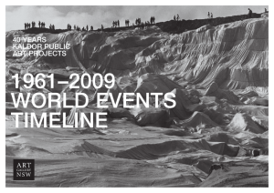 1961–2009 World events timeline