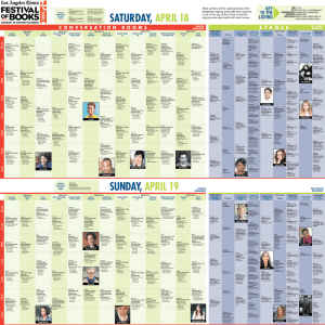 printable schedule - Los Angeles Times