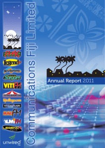 Annual Report 2011 - PDF 8MB - Communications Fiji Limited