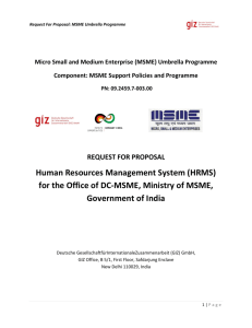 Human Resources Management System (HRMS) for the Office of