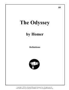 The Odyssey - BCE