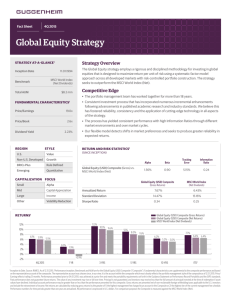 Global Equity Fact Sheet