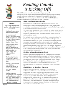 Reading Counts Information 2014-2015