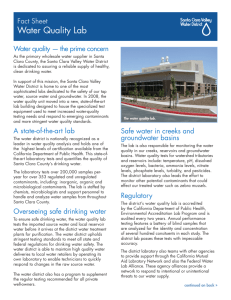 Water Quality Lab - Santa Clara Valley Water District