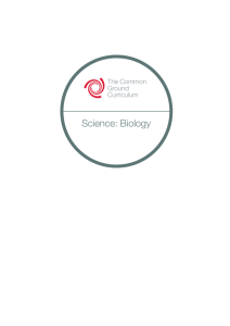 The CGC Biology Standards - Common Ground Collaborative