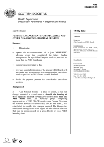 NHS HDL(2002)39 - Scottish Government Health Directorates