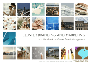 Cluster Branding and Marketing - Norwegian Innovation Clusters