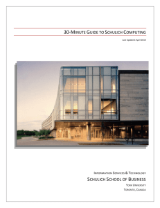 30-minute guide to schulich computing schulich school of business