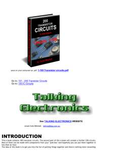 1-100 Transistor Circuits