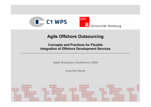 Agile Offshore Outsourcing