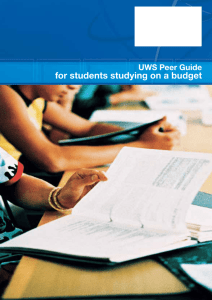 for students studying on a budget