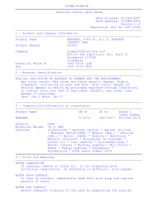 SIGMA-ALDRICH Material Safety Data Sheet Date Printed: 26/JUL