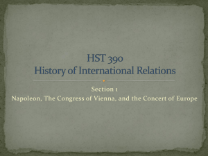 HST 390 History of International Relation