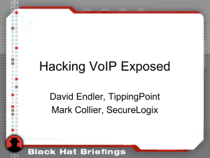 Hacking VoIP Exposed