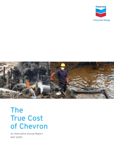 The True Cost of Chevron