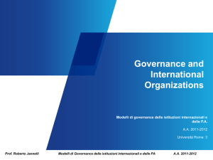 Global governance - Servizio di hosting