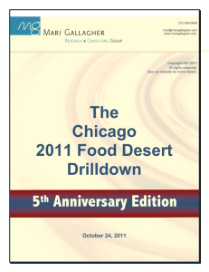 The Chicago 2011 Food Desert Drilldown 5th