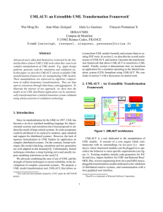 UMLAUT: an Extendible UML Transformation Framework