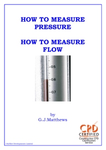 How to measure pressure