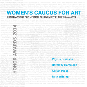 Catalogue PDF - the Women's Caucus for Art