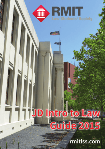 JD Intro to Law Guide 2015