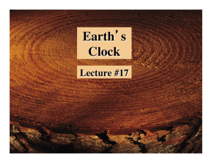 Earth's Clock