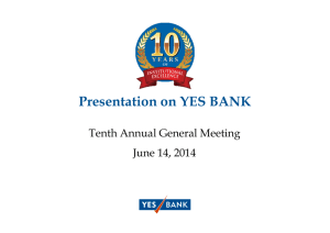 Presentation on YES BANK
