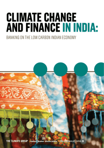 banking on the low carbon indian economy