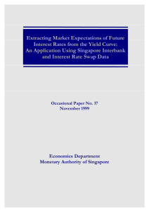 Extracting Market Expectations of Future Interest Rates from the