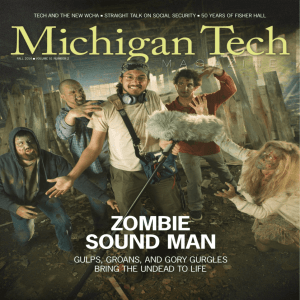 zombie sound man - Michigan Technological University