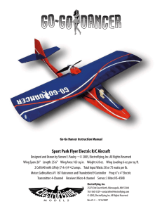 Sport Park Flyer Electric R/C Aircraft