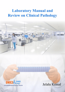 Laboratory Manual and Review on Clinical Pathology