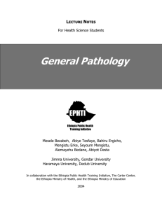 General Pathology - The Carter Center