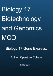 Biology 17 Gene Express.