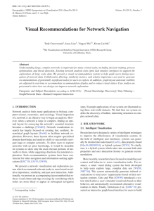 Visual Recommendations for Network Navigation