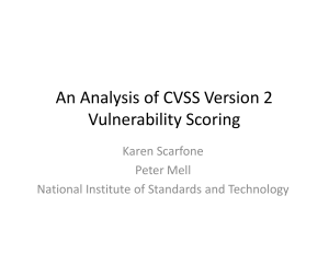 An Analysis of CVSS Version 2 Vulnerability Scoring