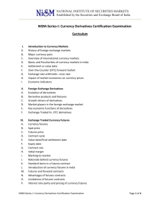 NISM-Series-I: Currency Derivatives Certification Examination