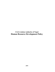 Human Resource Development Policy, 2070