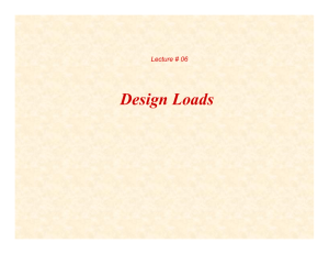 Lecture06 - Design Loads