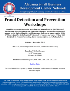 Fraud Detection and Prevention Workshops
