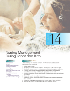 Nursing Management During Labor and Birth