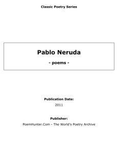Pablo Neruda - poems