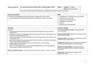 The Industrial Revolution (Depth Study 1: Making a